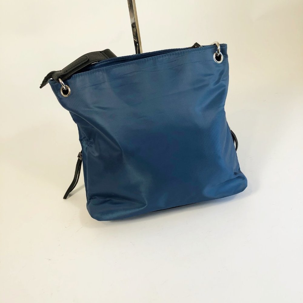 Franco Sarto Blue Messenger Shoulder Crossbody Bag - Picture 7 of 12